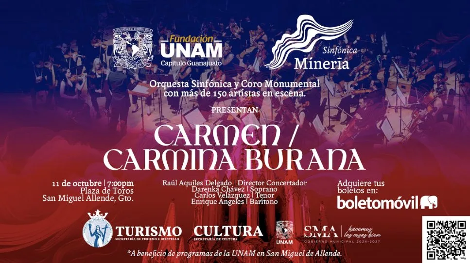 BOLETO CARMEN Y CARMINA BURANA